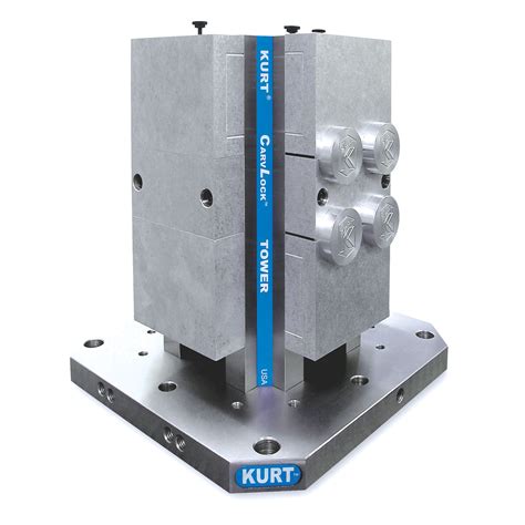 Kurt Tower less Jaws, 500 mm Base, 6" - CTHDM645 | Kurt Workholding