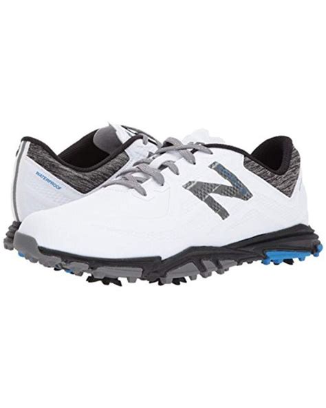 New Balance Minimus Tour Waterproof Spiked Comfort Golf Shoe in White ...