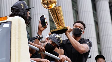 Milwaukee Bucks' fans celebrate NBA championship with parade