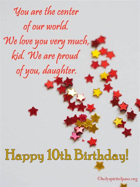 10th Birthday Quotes - Happy 10th Birthday Wishes & Sayings