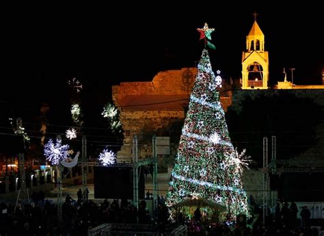 The Lighting of the Christmas Tree in Bethlehem - The Bethlehem Cultural Festival