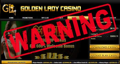 Avoid Golden Lady Casino | Casino Players Report