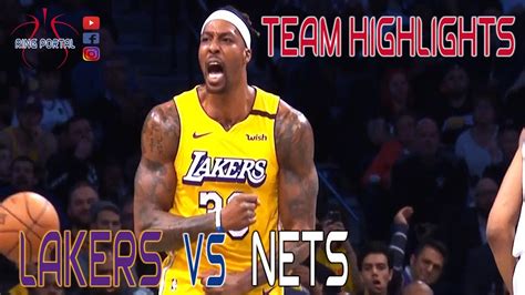 LAKERS vs NETS | Full Game Highlights | January 23, 2020 - YouTube