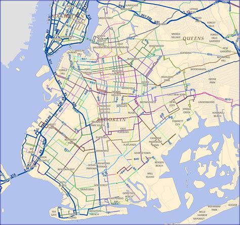 MTA Long Island Bus Map