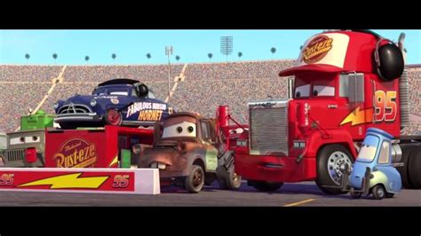 Cars last race awesome pit stop mcqueen - YouTube