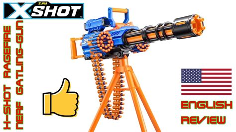 X-Shot Insanity Ragefire | Nerf Gatling | Unboxing, Review and Full ...