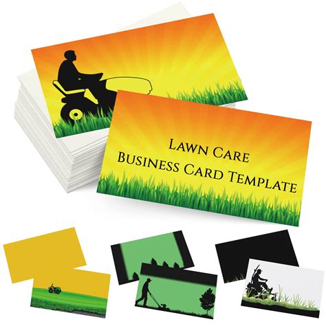 Lawn Service Business Cards Templates