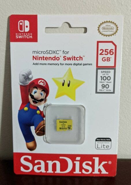 Sandisk 256GB Nintendo Switch Memory Card Micro SD SDXC 4K | eBay