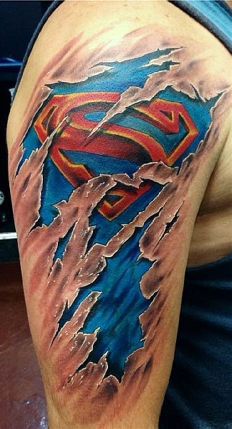 35 Inspirational Superman Tattoos - nenuno creative
