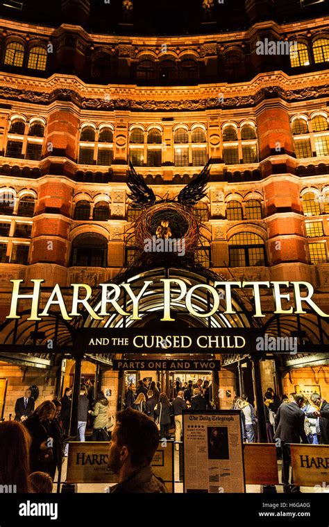 Harry Potter And The Cursed Child at the Palace Theatre London Stock ...