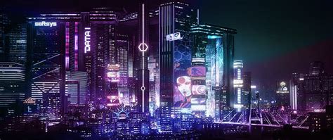 Cyberpunk Futuristic City Japan