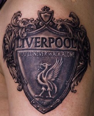 Free Tattoo Designs : Liverpool emblem tattoo design