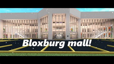 Building A Bloxburg Mall! EP 1: Exterior, Layout, Bathrooms, Food Court! - YouTube