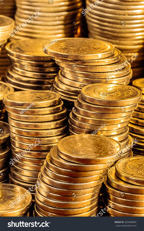 Gold Coins Stack Stock Photo 283408895 : Shutterstock