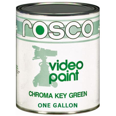 Rosco Chroma Key Paint (Green, 1 Gallon) 150057110128 B&H Photo