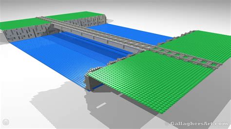 LEGO Train Bridge ver. 14 | GallaghersArt