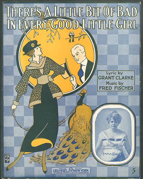 Little Bit of Bad in Every Good Little Girl sheet music 1916