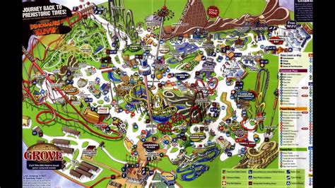 Carowinds Amusement Park Map