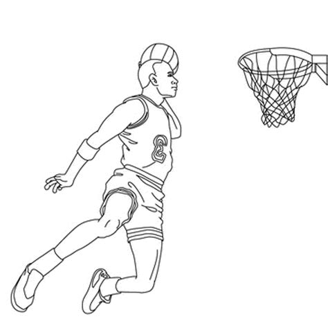 Basketball Coloring Pages Nba Players : Big boss basketball coloring ...