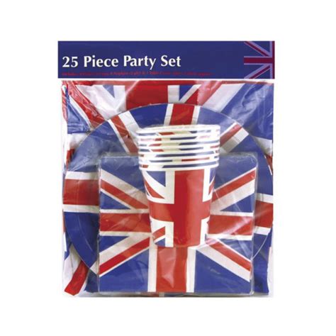 Union Jack Party Set - 25 Piece - The Big Kitchen - Cookware, Bakeware & Kitchenware Shop Bristol