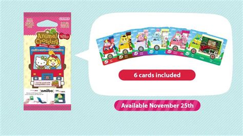 Animal Crossing Sanrio amiibo cards heading to Europe on November 25 ...