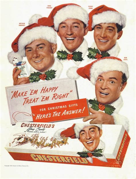 Vintage Celebrity Christmas Ads ~ vintage everyday