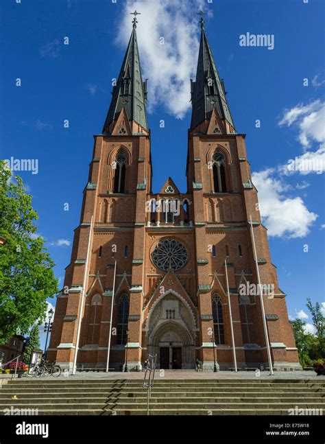 Uppsala Cathedral, Uppsala, Uppsala County, Sweden Stock Photo - Alamy