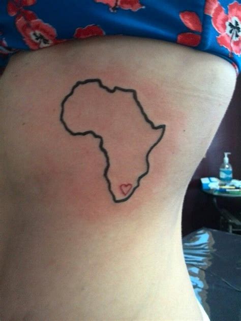 South Africa is where my heart lies! My newest tattoo. | Africa tattoos, African tattoo, Tattoos ...