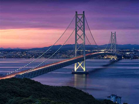 Akashi-Kaikyo Bridge - The World's Longest Suspension Bridge | RePicture