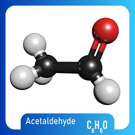 3D model Acetaldehyde C8H8O or C6H5COCH3 | CGTrader