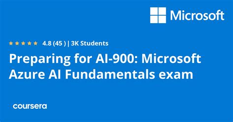 Preparing for AI-900: Microsoft Azure AI Fundamentals exam - Coursya