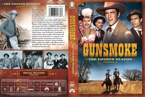 Gunsmoke Season 4 Volume 1 (2010) R1 DVD Cover - DVDcover.Com