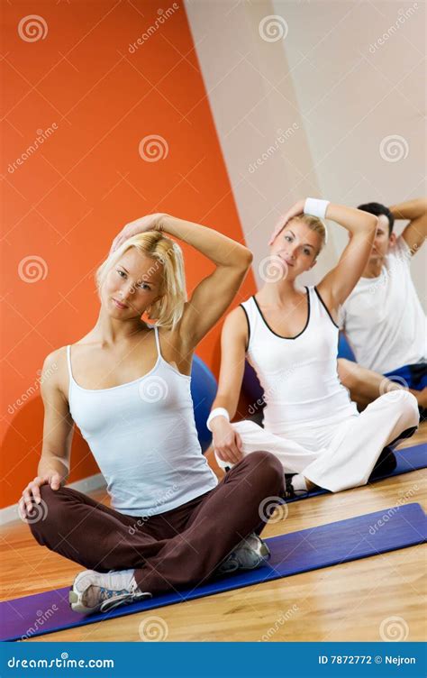 People Doing Yoga Exercise Stock Photography - Image: 7872772