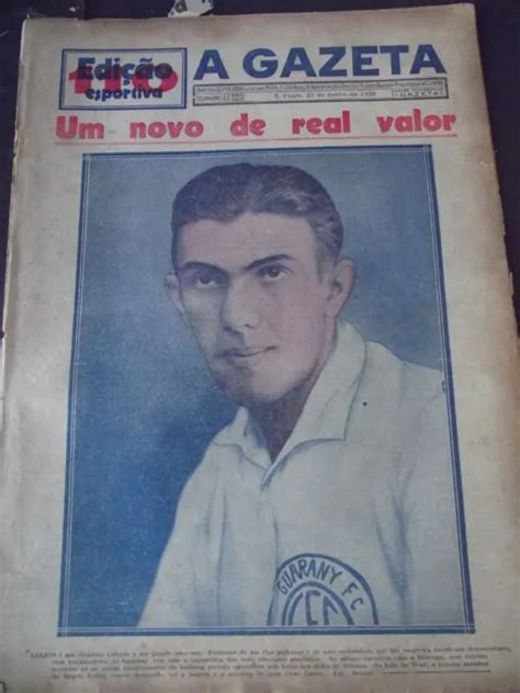 GAZETA ESPORTIVA BRAZIL Football Newspaper 1930 # 110 rookie primo carnera boxer £200.00 ...