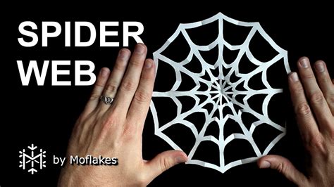 How to Make a Paper Spider Web - Easy DIY Craft by Moflakes - YouTube