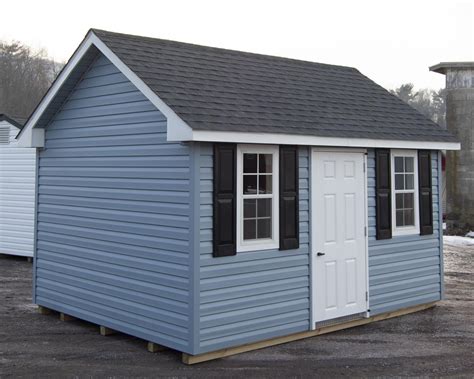 10x14 Vinyl Cape Cod Shed with Loft | Pine Creek Structures