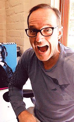 Clark Gregg Fan Art: Clark Gregg with Agent Coulson Action Figure | Clark gregg, Agent coulson ...