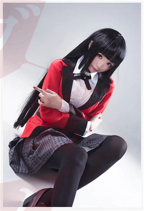 New Anime Kakegurui Jabami Yumeko Cosplay Costumes JK Girls Student School Uniform Outfits Set ...