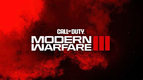 Call of Duty: Modern Warfare 3 Logo 4K Wallpaper - Download Free 4K ...