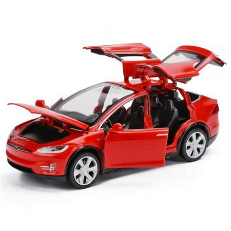 1:32 Scale Car Model X90 Tesla Alloy 1/32 Diecast Model Car w/ Sound ...