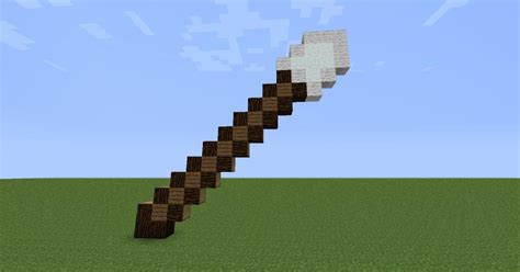 Pixel Art 8: Iron Shovel Minecraft Project