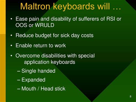 MALTRON Fully Ergonomic Keyboards PCD Maltron Ltd. - ppt download