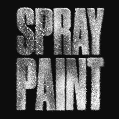 Spray Paint Stencil Text Effect