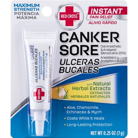 Red Cross Canker Sore Medication, 0.25 Oz - Walmart.com - Walmart.com