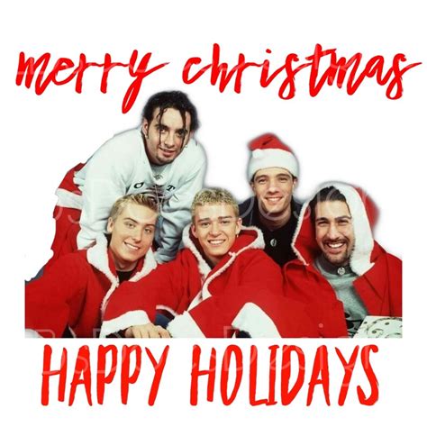 Nsync Png/christmas /png File/digital Png File/sublimation - Etsy