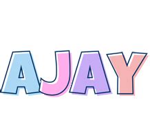 Ajay Logo | Name Logo Generator - Candy, Pastel, Lager, Bowling Pin, Premium Style