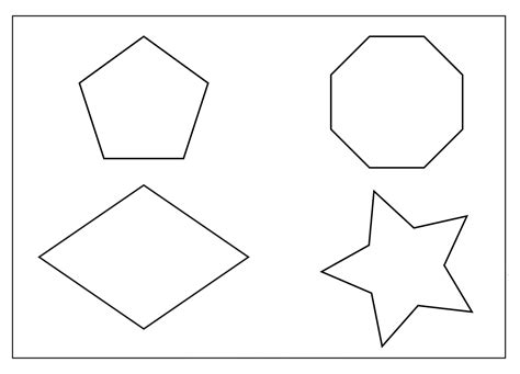 Free Printable Shapes Coloring Pages For Kids