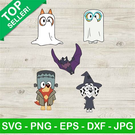 Bluey halloween SVG, Halloween SVG, Horror bluey halloween SVG