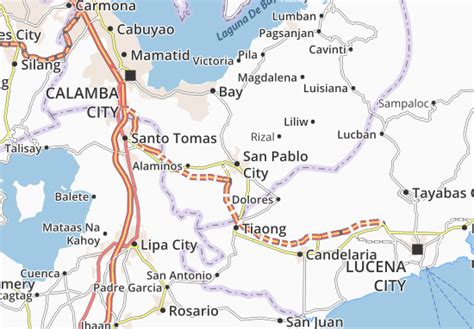 MICHELIN San Pablo City map - ViaMichelin