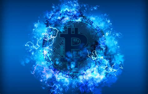 🔥 Download Photo Wallpaper Blue Lightning Fon Coin Bitcoin by @jsmith85 ...